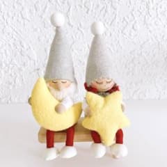 ノルディカニッセ お座りねんねサンタ ＆ 女の子