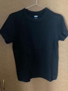 UNIQLO U クルーネックTシャツ ブラック 黒 レディース L