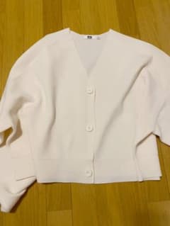 UNIQLO ユニクロ ミラノリブVネックカーディガンのサムネイル