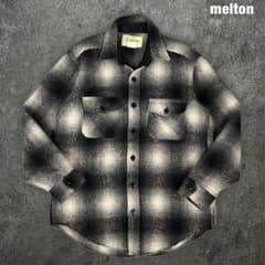 melton 70s 80s ビンテージ オンブレ ウールジャケット メルトン melton 70s 80s ビンテージ オンブレ ウールジャケット メルトン