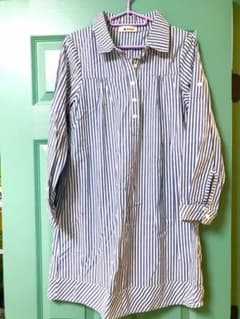 S様専用ストライプ　ワンピース　授乳服　マタニティのサムネイル