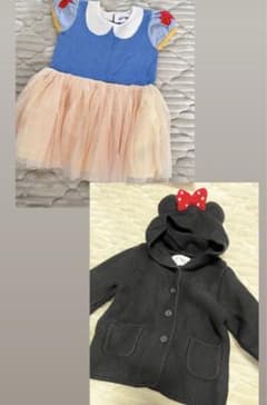 【紫陽花さま専用】DisneyBaby ワンピース&ミニーニットカーディガンのサムネイル
