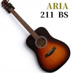 極美　ARIA　211 BS　アコースティック ギター　ドレッドノート　アコギ 極美 ARIA 211 BS アコースティック ギター ドレッドノート アコギ