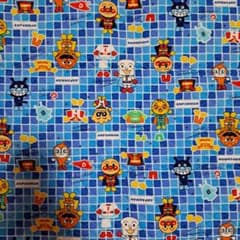 アンパンマン キルティング生地 ブルーのサムネイル