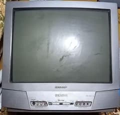 中古ジャンクーブラウン管テレビーシャープ２９C-FG20 シャープ SHARP 21C-GS1 ブラウン管テレビ ジャンク リモコン付 - メルカリ
