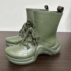 ルイヴィトン LVアークライトライン レインブーツ size 39 レディース