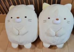 스미코구라시 네코 큰 봉제인형 2개