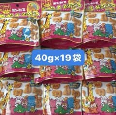 ギンビス ミニたべっ子どうぶつ バター味 ビスケット 19袋セットのサムネイル