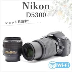 ショット数激少！美品✨️Nikon D5300✨️ダブルズーム✨️Wi-Fi対応 