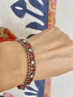 ブレスレット　シルバー　ビーズ　美品のサムネイル