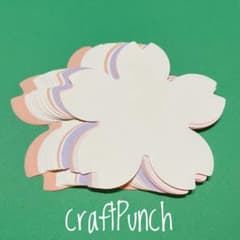 桜　クラフトパンチ　卒園　卒業　入学　寄せ書き　メッセージ　パーツ　工作　50枚