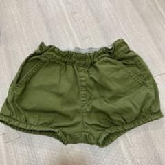 こどもビームス　カーキショートパンツ かぼちゃパンツのサムネイル