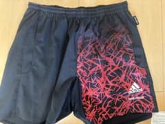 s*s様 adidas freefootball ハーフパンツ ブラック Lサイのサムネイル
