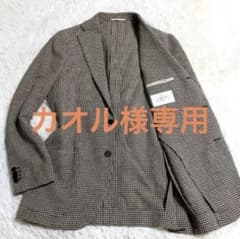 美品 ユニバーサルランゲージ カノニコ テーラードジャケット リネンシルク M ユニバーサルランゲージ×カノニコ テーラードジャケット リネン