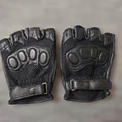 手袋　タクティカル グローブ　ハードナックルグローブ　 サバゲー ブラック