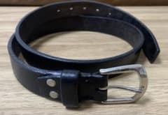 SOMES SADDLE(ソメスサドル) 一枚革 レザーベルト 黒 約100cmのサムネイル