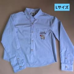 美品！GU 星のカービィ カービィcafe シャツ 　Lサイズのサムネイル