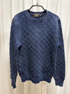 RRL キルティングスウェットXS ネイビーのサムネイル