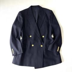 極美品✨稀少XL バーバリーズ 紺ブレ 金ボタン ダブルブレスト