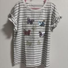 GLOBAL WORK ストライプ柄 Tシャツ 140のサムネイル
