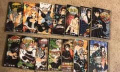 鬼滅の刃 漫画 鬼滅ノ刃 7-18＋公式ファンブック，小説セットのサムネイル