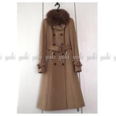 ANAYI アナイ　ダッフルコート　ロング　ウール　フォックスファー　38 ANAYI フォックスファー付き ロングコート 38 - メルカリ