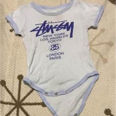 ステューシー☆ロンパース、肌着としてもOKのサムネイル