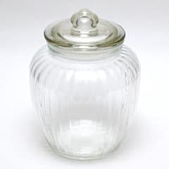 【未使用】ガラス キャンディポット 1.7L SSサイズ 保存容器のサムネイル