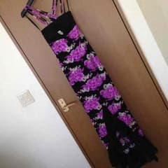 難あり キャバドレス 花柄とピンクのバラドレス ichiokuのサムネイル