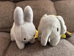 【新品・未使用】ブルーナアニマル ぞう ミッフィー(うさぎ) マスコットのサムネイル