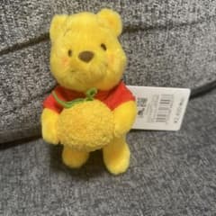 新品】ディズニーストア ゆず プーさん ぬいぐるみ キーチェーン 羽生