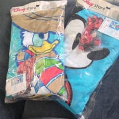 【ディズニーストア】ミッキー＆ドナルド ビーチ大判タオルセット売りのサムネイル