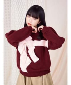 merry jenny プレゼントリボンニットのサムネイル