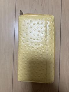 レザー長財布　イエローのサムネイル