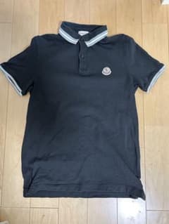 【tbkさま】MONCLER ブラック ポロシャツ Sのサムネイル