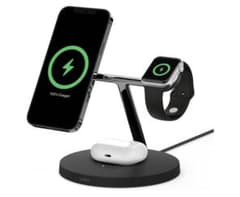 Belkin 3 in 1 MagSafe充電器 高速充電 ワイヤレス充電器のサムネイル