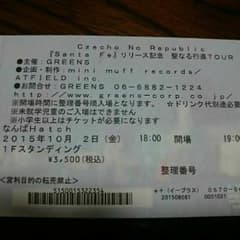 Czecho No Republic 10/2 チケット！大幅値下げしました！のサムネイル