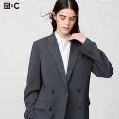 ユニクロc感動ダブルジャケットリラックスフィット - メルカリ