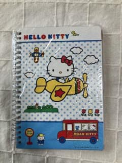 ハローキティ ノート はっぴぃえんど　2005年製 平成レトロ 当時物のサムネイル