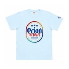 オリオン ザ・ドラフト缶 Tシャツ：ライトブルー　Mサイズのサムネイル