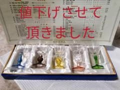 ボヘミアングラス　食前酒グラスセット　チェコ　1980年代物のサムネイル