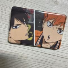日向翔陽　影山飛雄　スクエア缶バッチのサムネイル