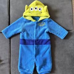 ベビー服　リトルグリーンメン　つなぎのサムネイル