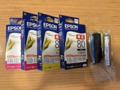 EPSON 純正インクカートリッジ 80シリーズ 6個セット - メルカリ