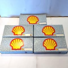 Shellシェル株式会社、カードック箱ティッシュ5箱セット、希少非売 