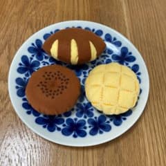 フェルト　あんぱん•クリームパン•メロンパン　おままごとのサムネイル