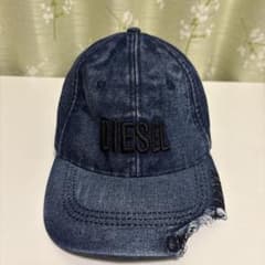 ディーゼル　DIESEL デニム　ダメージ加工　キャップ DIESEL デニムキャップ ダメージ加工 - メルカリ