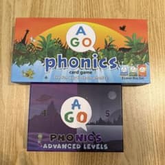 AGO Phonics 英語フォニックス　カードゲーム 　５レベルセットのサムネイル
