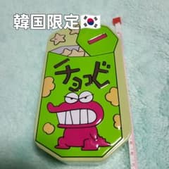 新品未使用韓国限定クレヨンしんちゃん・チョコビ缶アクスタ付きBIG