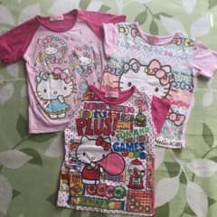 120★キティちゃんTシャツ ３枚セットのサムネイル
